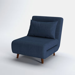 Angle | Three-quarter view of the Tessmar Leynar Upholstered Convertible Chair