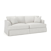 Tessmar Lucia sofa in Macarena Beige on white studio background
