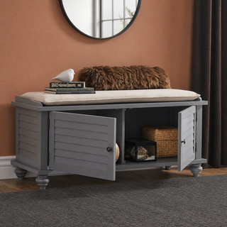 Tessmar Mikladalur Velvet Storage Bench