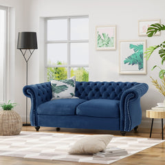 Room | The Tessmar Molat Rolled Arm Loveseat in a styled room