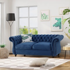 Room | The Tessmar Molat Rolled Arm Loveseat in a styled room