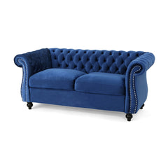 Angle | Three-quarter view of the Tessmar Molat Rolled Arm Loveseat