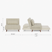 Tessmar Morskranes Pillow Back Convertible Chair | untouched supplier studio 2