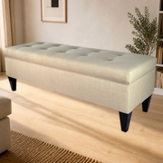 Tessmar Nesvik Upholstered Storage Bench in a styled room | Pipeline A scene 1