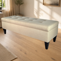 Tessmar Nesvik Upholstered Storage Bench in a styled room | Pipeline A scene 1