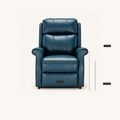 Seat dimensions | Front view showing seat width, seat height, and arm height