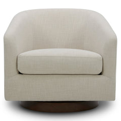 Front | Straight-on view of the Tessmar Rituvik Swivel Barrel Chair Set