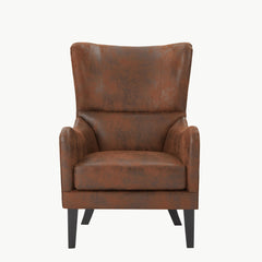 Front | Straight-on view of the Tessmar Runavik Upholstered Wingback Chair