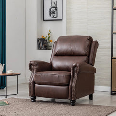 Angle | Three-quarter view of the Tessmar Saltangara Push Back Recliner Set