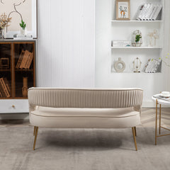 Detail | The Tessmar Scedro Velvet Flared Loveseat