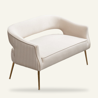 Tessmar Scedro Velvet Flared Loveseat