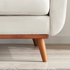 Detail | Close view of the Tessmar Sestrunj Linen Square Arm Loveseat