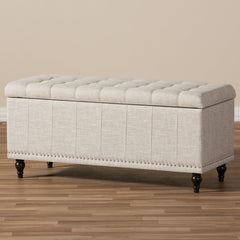 Room | The Tessmar Skaelingur Upholstered Ottoman in a styled room