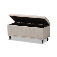 Angle | Three-quarter view of the Tessmar Skaelingur Upholstered Ottoman