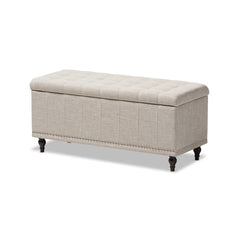 Angle | Three-quarter view of the Tessmar Skaelingur Upholstered Ottoman