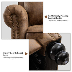 Detail | Close view of the Tessmar Soldarfjordur Push Back Recliner