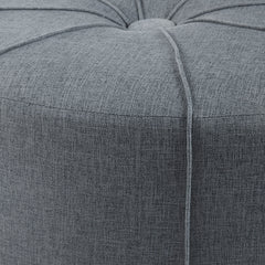 Detail | Close view of the Tessmar Sorvagur Tufted Cocktail Ottoman