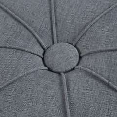 Detail | Close view of the Tessmar Sorvagur Tufted Cocktail Ottoman