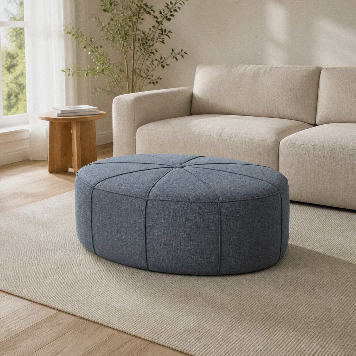 Tessmar Sorvagur Tufted Cocktail Ottoman