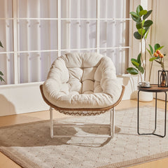 Front | Straight-on view of the Tessmar Storadimun Metal Rocking Chair