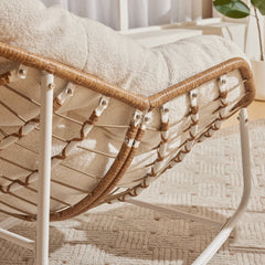 Detail | Close view of the Tessmar Storadimun Metal Rocking Chair