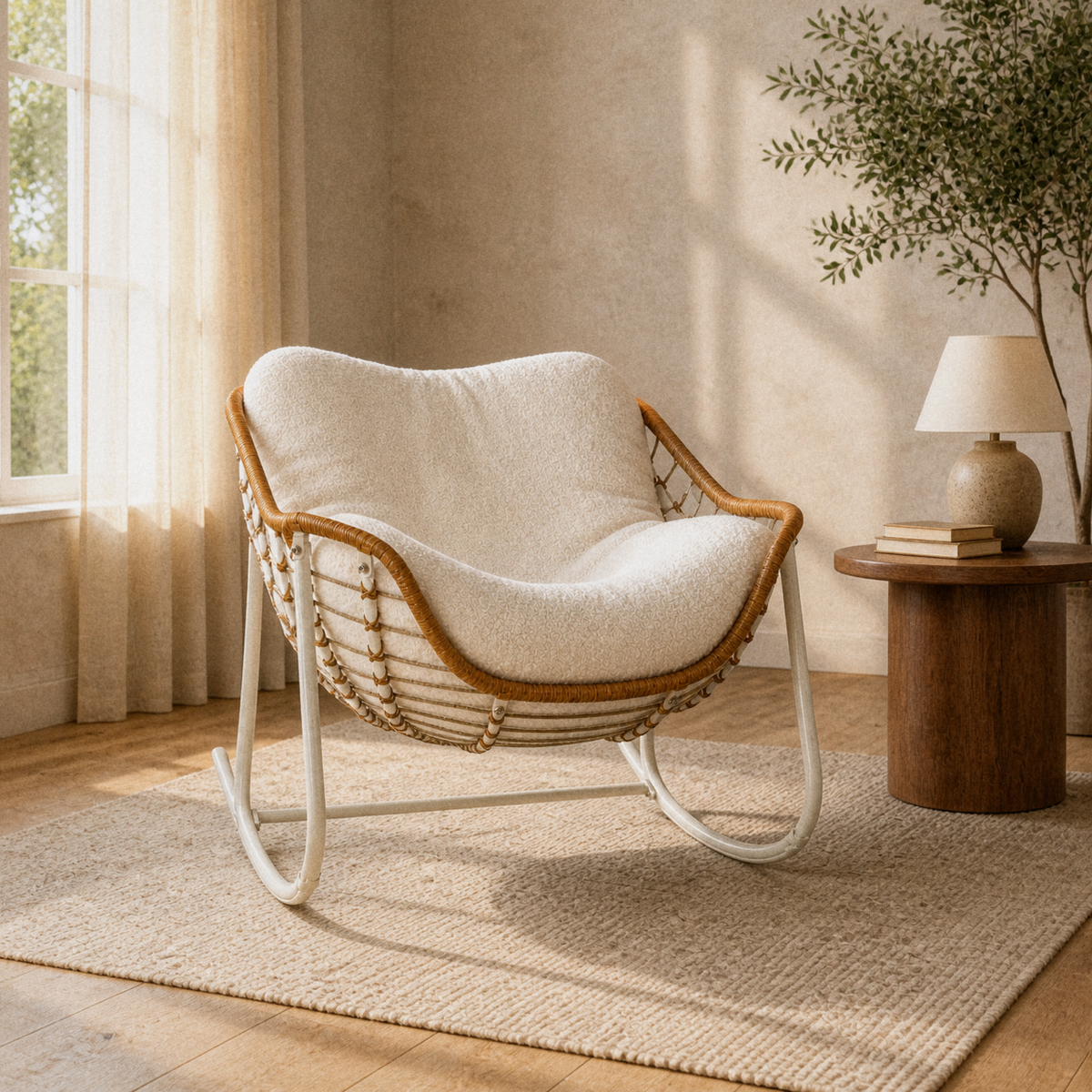Tessmar Storadimun Metal Rocking Chair