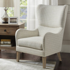 Room | The Tessmar Strendur Upholstered Wingback Chair in a styled room
