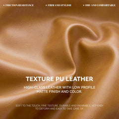 Texture | Close view of the Tessmar Svetac Flared Arm Faux Leather Sofa