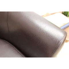 Texture | Close view of the Tessmar Sydrugota Faux Leather Barrel Chair