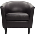 Tessmar Sydrugota Leather Barrel Chair | untouched supplier studio 2