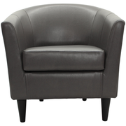 Tessmar Sydrugota Leather Barrel Chair | untouched supplier studio 5