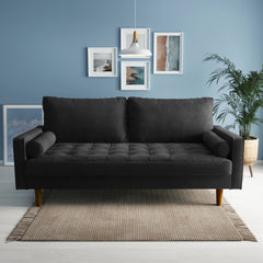 Room | The Tessmar Tramerka Velvet Tufted Sofa in a styled room