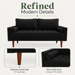 Detail | The Tessmar Tramerka Velvet Tufted Sofa