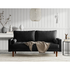 Room | The Tessmar Tramerka Velvet Tufted Sofa in a styled room