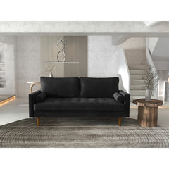Room | The Tessmar Tramerka Velvet Tufted Sofa in a styled room