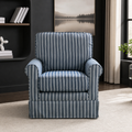 Tessmar Vikarbyrgi Striped Swivel Chair in a restyled supplier room | Pipeline B room-shell edit 6
