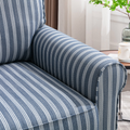 Tessmar Vikarbyrgi Striped Swivel Chair | untouched supplier detail 1