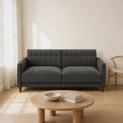 Tessmar Zeca Velvet Square Arm Futon