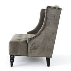 Side | Side view of the Tessmar Zlarin Recessed Arm Loveseat