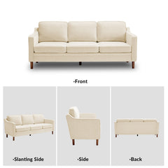 Front | Straight-on view of the Tessmar Zverinac Traditional Sofa