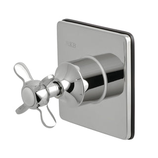 Three-Way Diverter Valve, Essex with Square Trim in Polished Chrome
