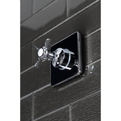 Three-Way Diverter Valve, Essex with Square Trim in Polished Chrome