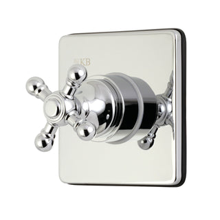 Three-Way Diverter Valve, Metropolitan with Square Trim in Polished Chrome