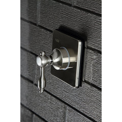 Three-Way Diverter Valve, Tudor, Single Handle in Brushed Nickel