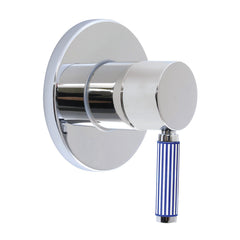 Three-Way Diverter Valve, Verona, Single Handle with Round Trim in Polished Chrome