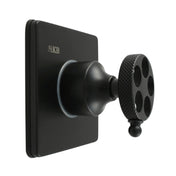 Three-Way Diverter Valve, Webb, Square Trim Kit in Matte Black