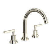 Widespread Bathroom Faucet with C-Spout