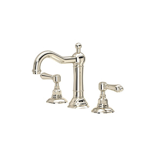 Two-Handle Widespread Bathroom Faucet, Polished Nickel
