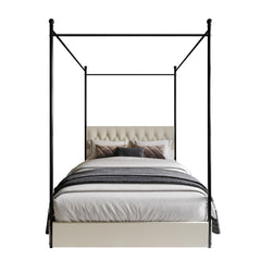 Bed, front view