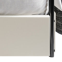 Bed, legs and rails detail
